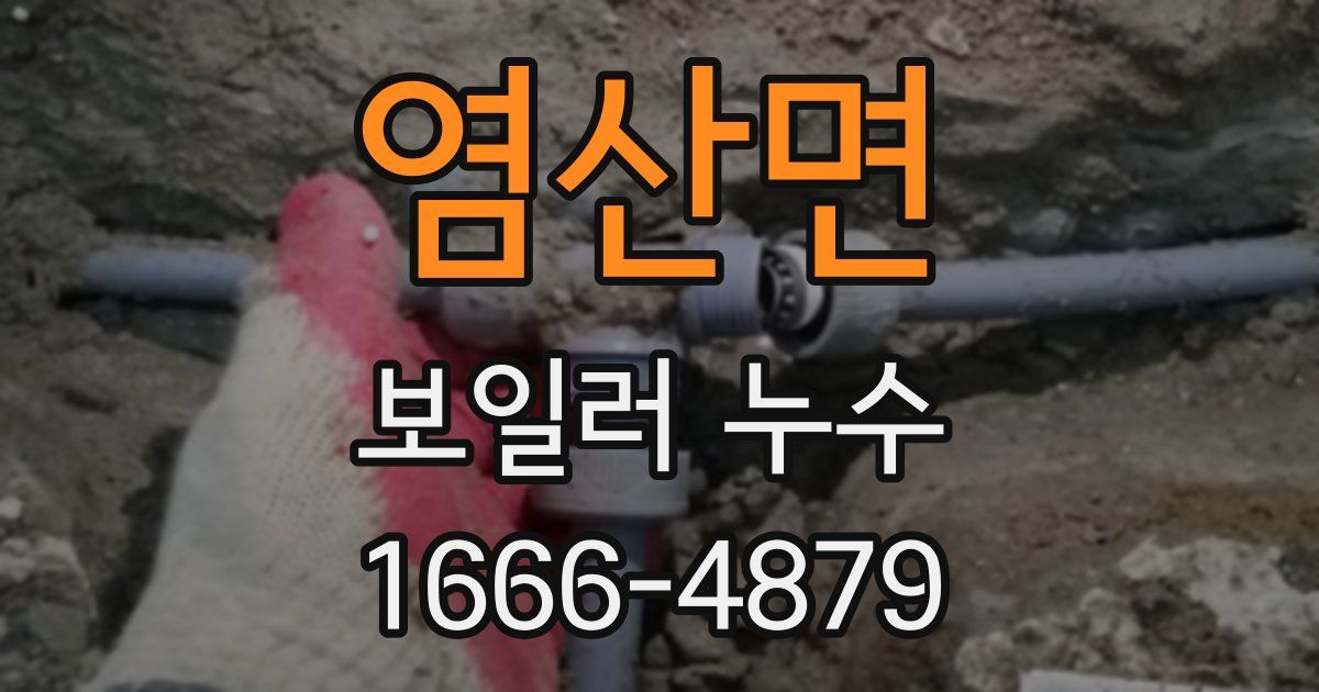 염산면 보일러 누수