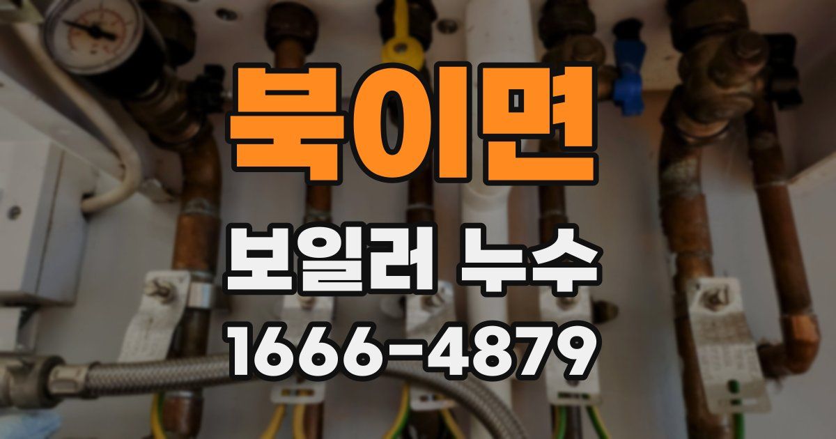 북이면 보일러 누수