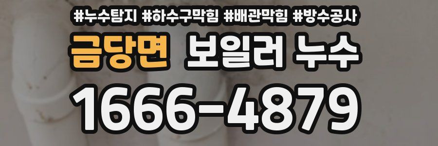 금당면 보일러 누수