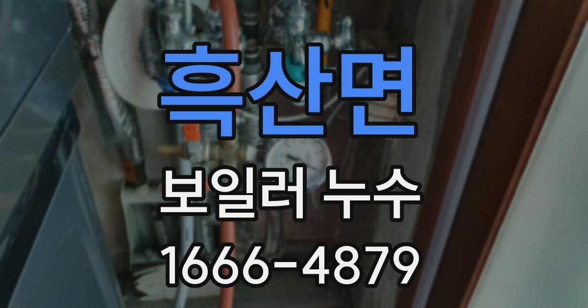흑산면 보일러 누수