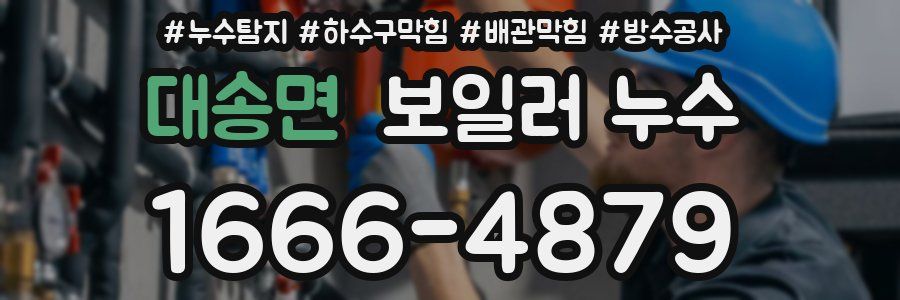 대송면 보일러 누수