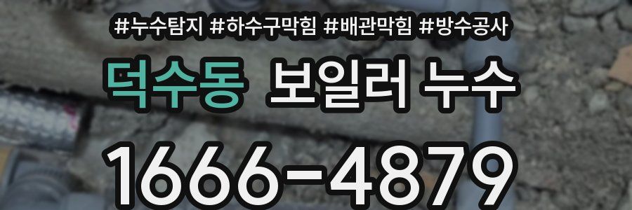 덕수동 보일러 누수