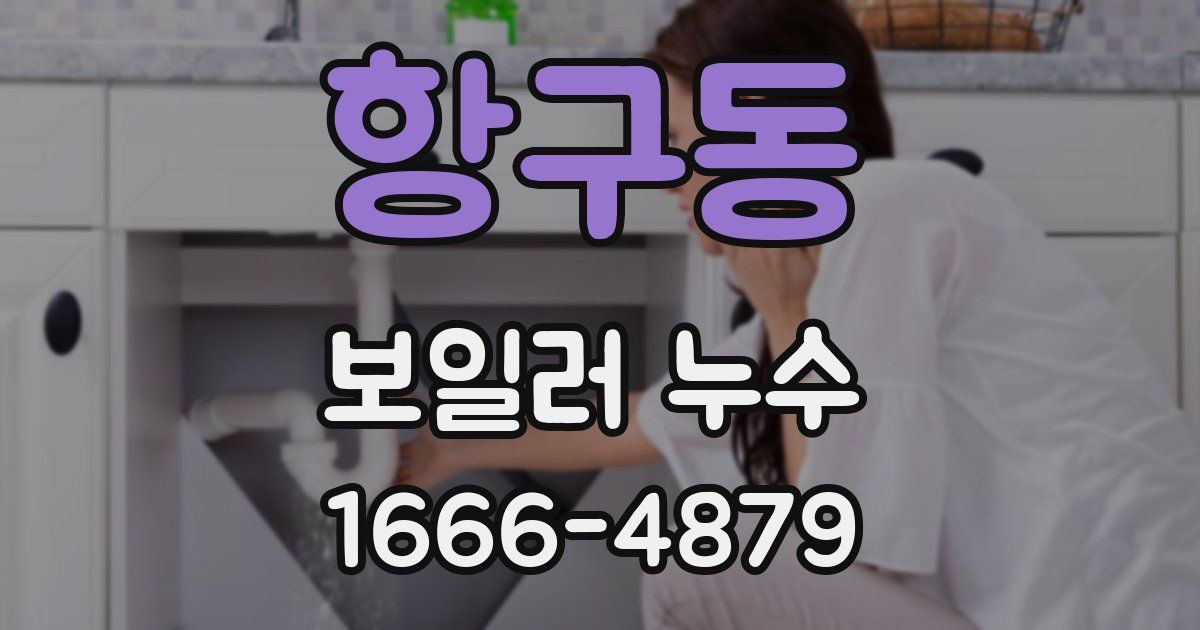 항구동 보일러 누수