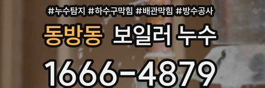 동방동 보일러 누수