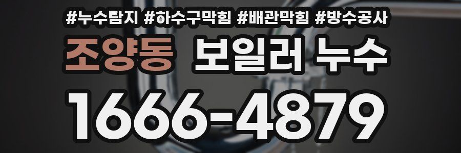 조양동 보일러 누수
