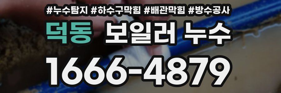 덕동 보일러 누수