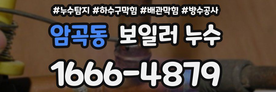 암곡동 보일러 누수