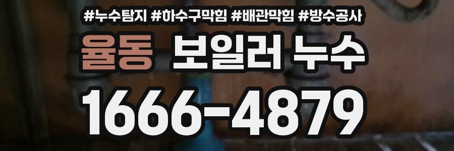 율동 보일러 누수