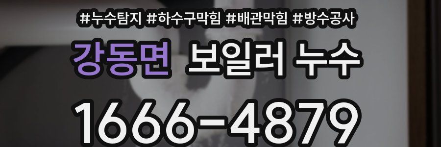 강동면 보일러 누수