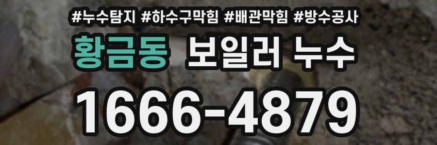 황금동 보일러 누수
