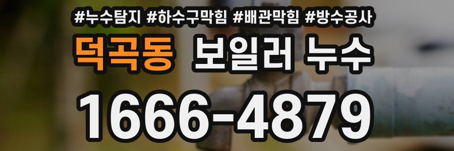 덕곡동 보일러 누수