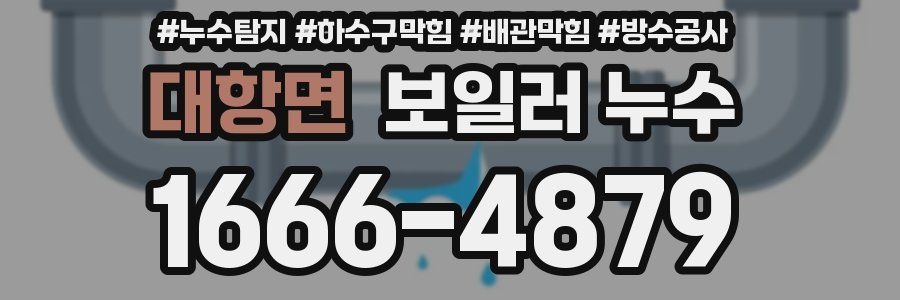 대항면 보일러 누수