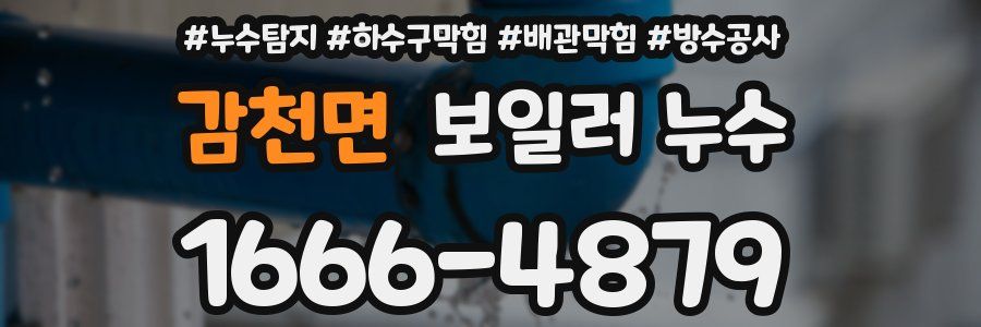 감천면 보일러 누수