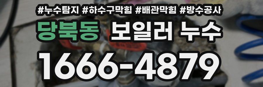당북동 보일러 누수