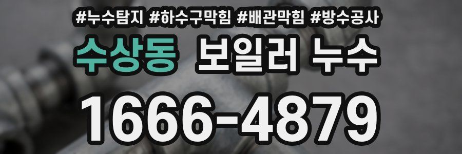 수상동 보일러 누수