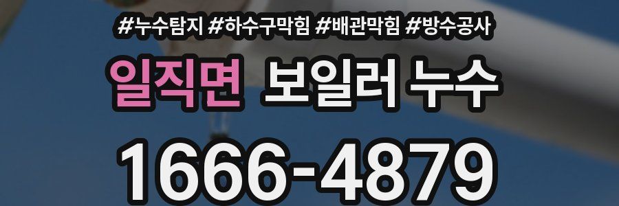 일직면 보일러 누수