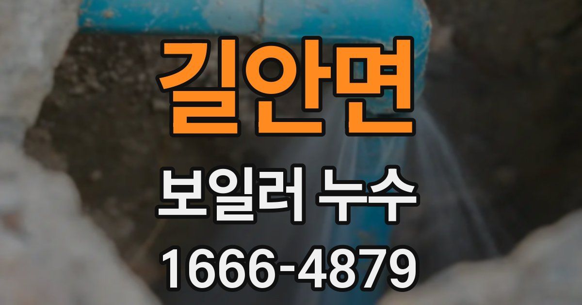길안면 보일러 누수