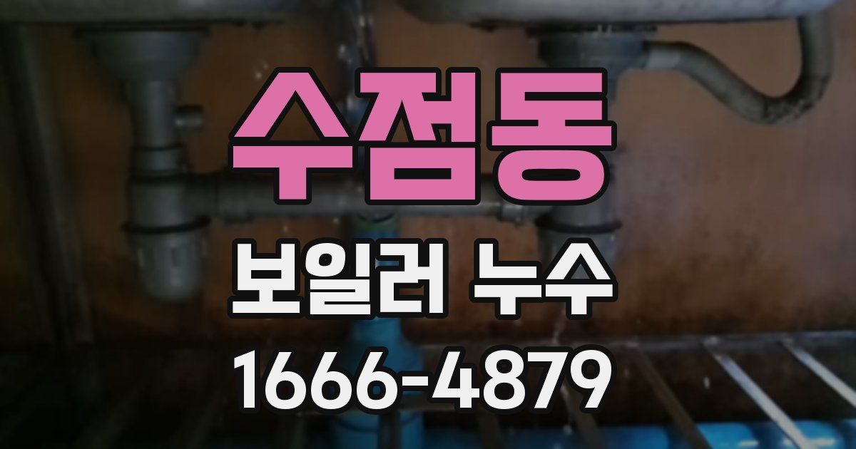 수점동 보일러 누수
