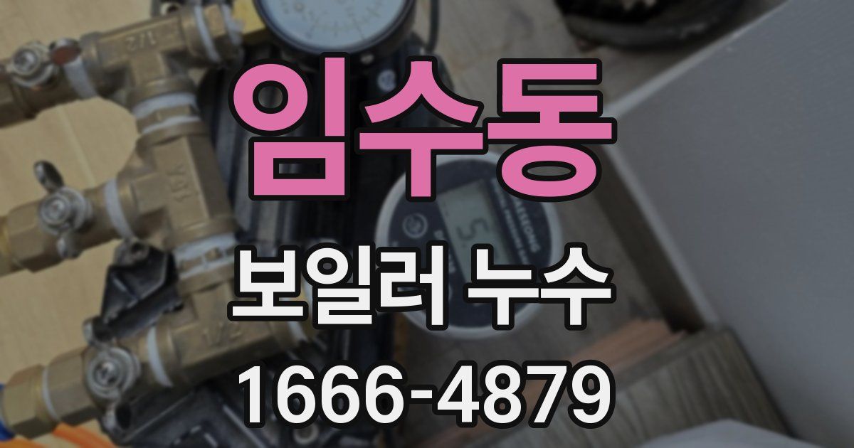임수동 보일러 누수