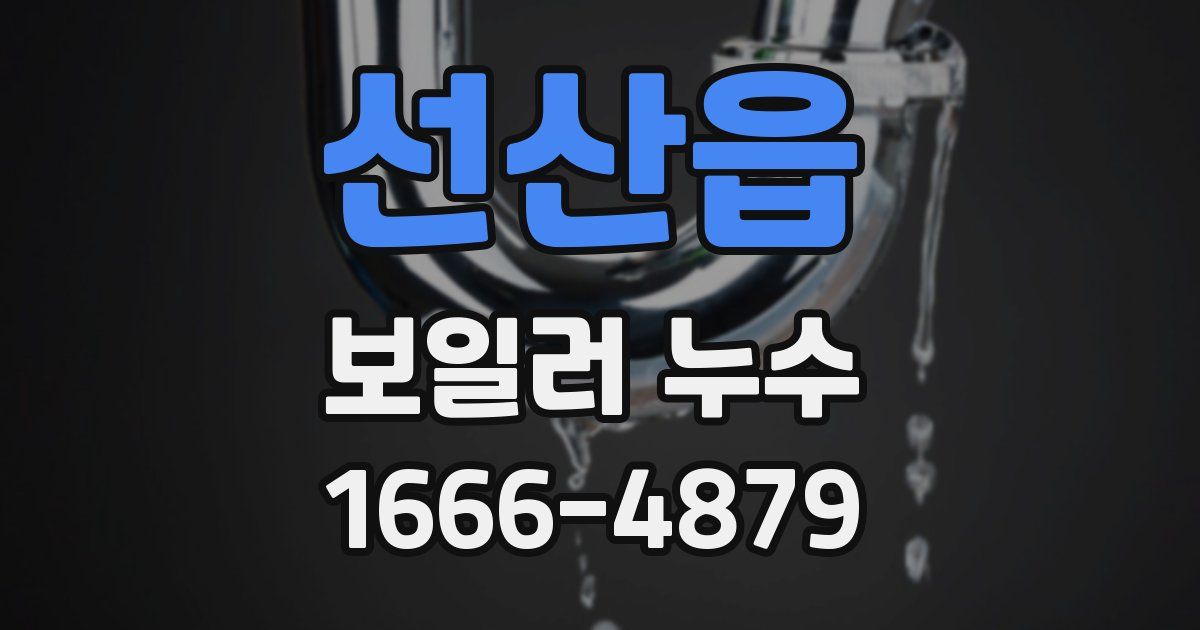 선산읍 보일러 누수
