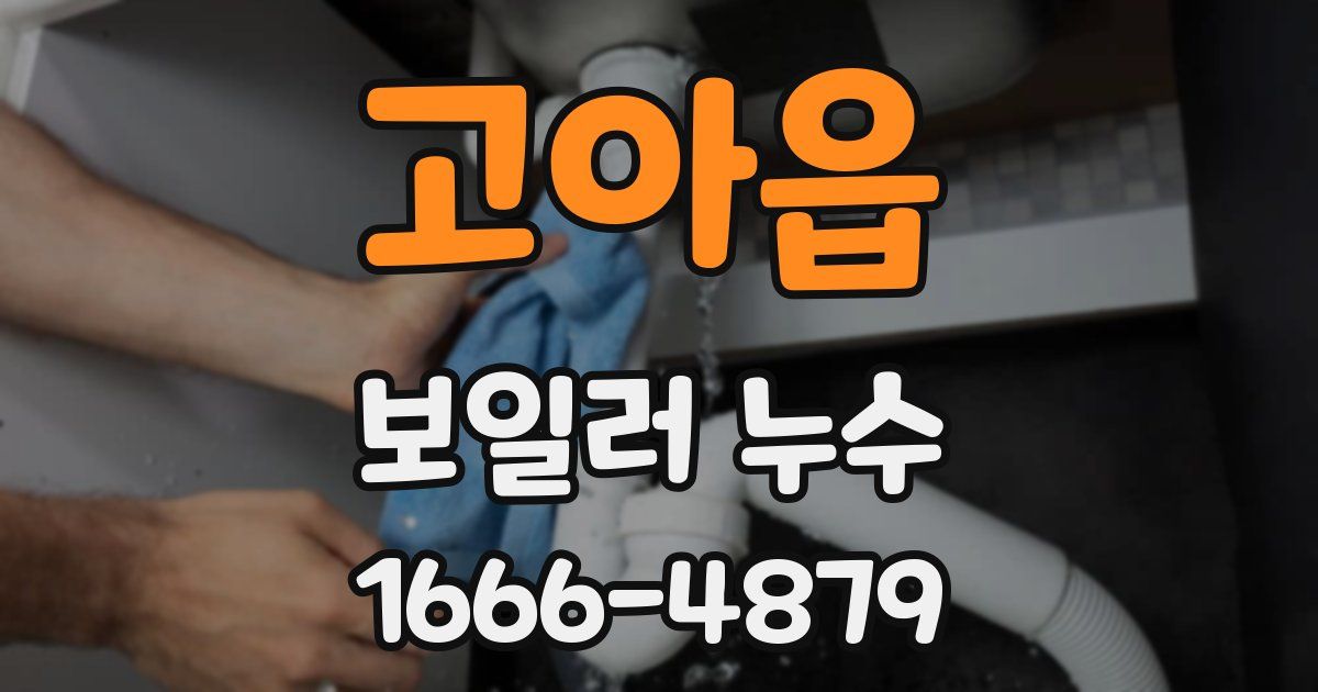 고아읍 보일러 누수