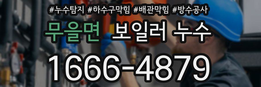 무을면 보일러 누수