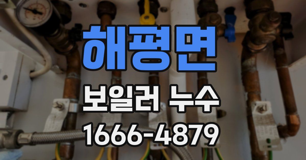 해평면 보일러 누수