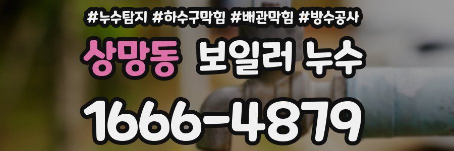 상망동 보일러 누수