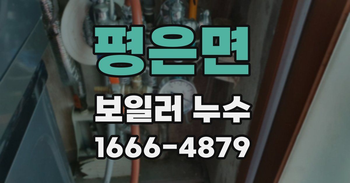 평은면 보일러 누수