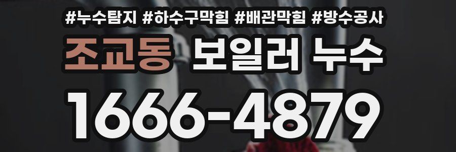 조교동 보일러 누수