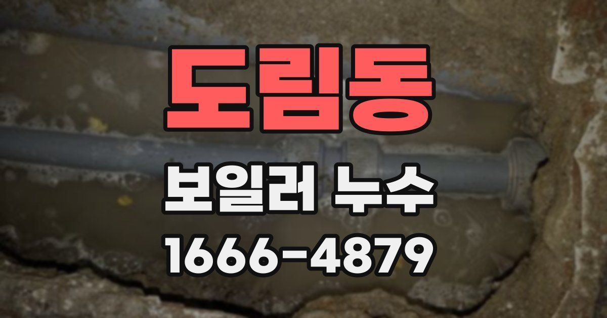 도림동 보일러 누수