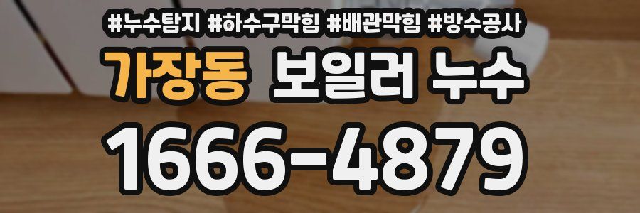 가장동 보일러 누수