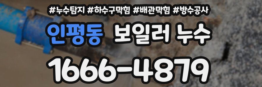 인평동 보일러 누수