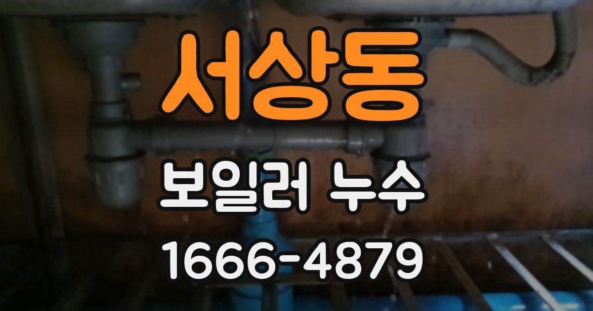 서상동 보일러 누수
