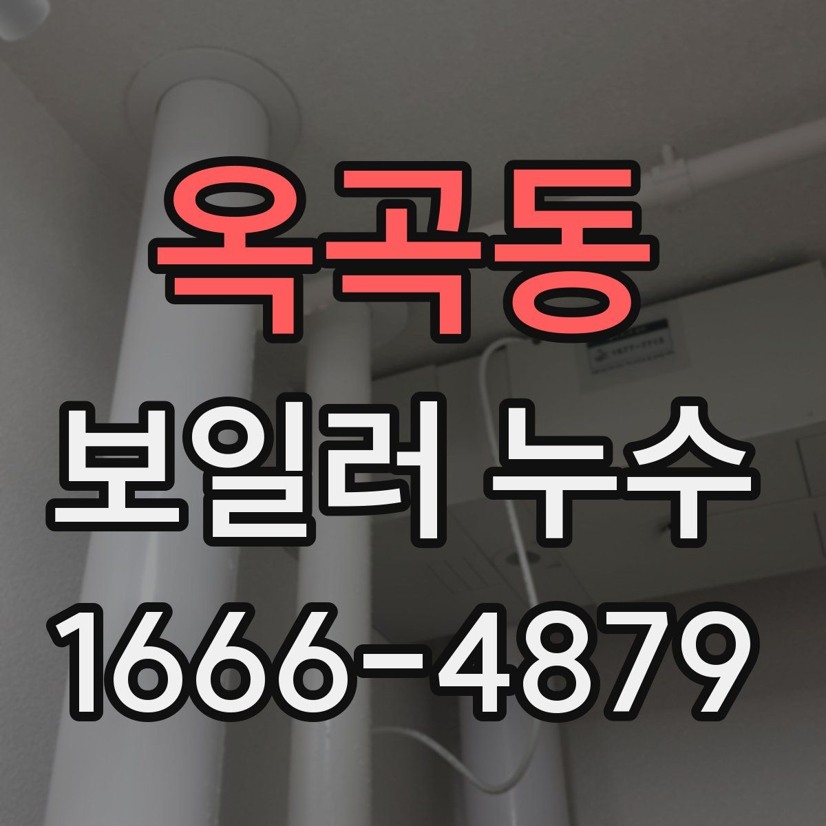옥곡동 보일러 누수