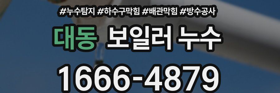 대동 보일러 누수
