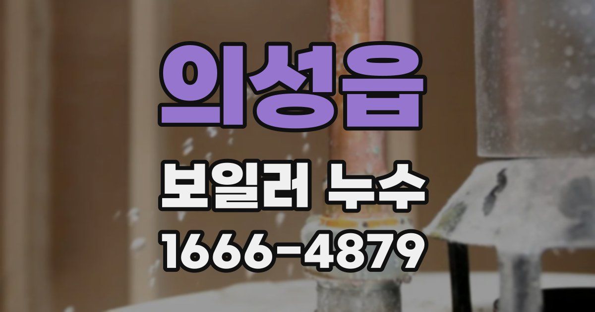 의성읍 보일러 누수