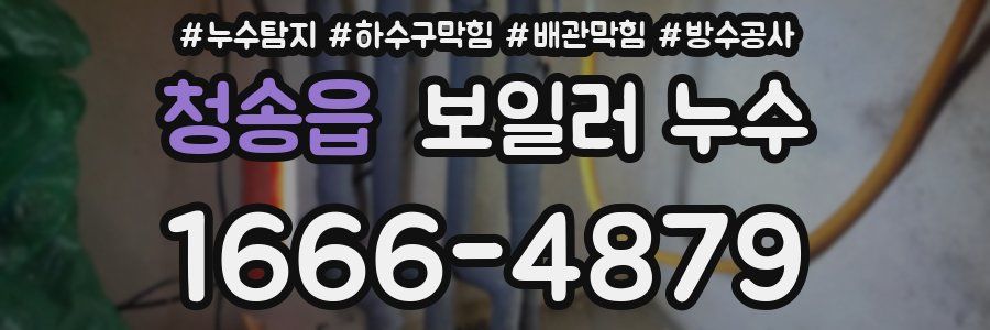 청송읍 보일러 누수