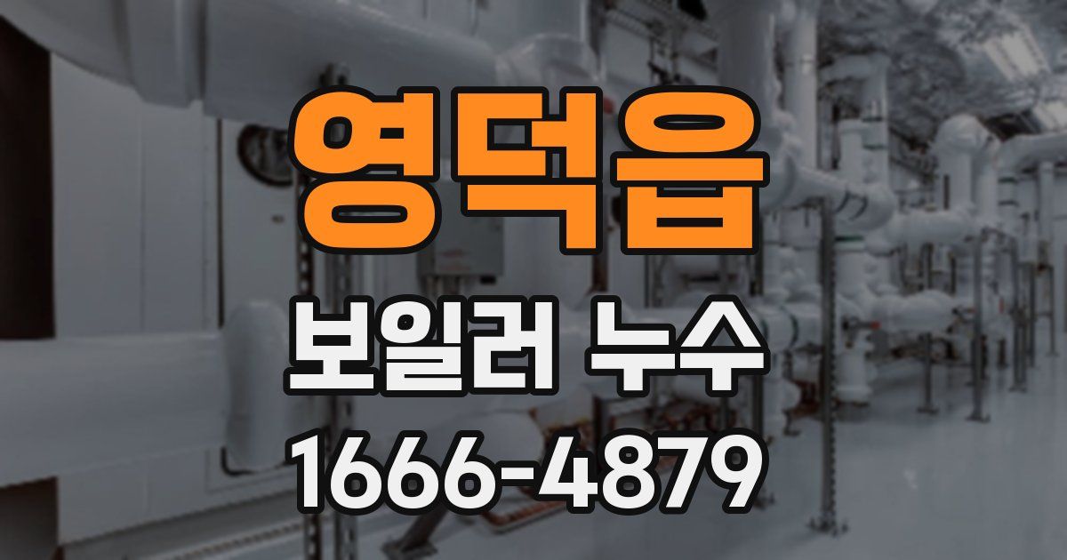 영덕읍 보일러 누수