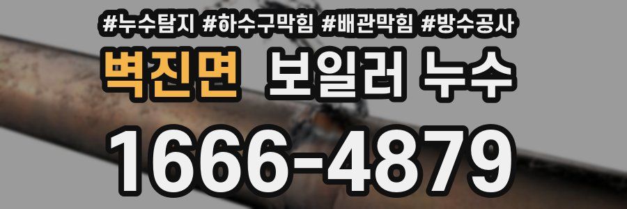 벽진면 보일러 누수