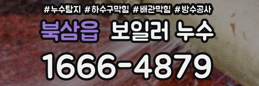 북삼읍 보일러 누수