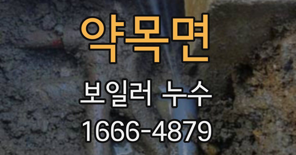 약목면 보일러 누수