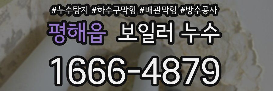 평해읍 보일러 누수