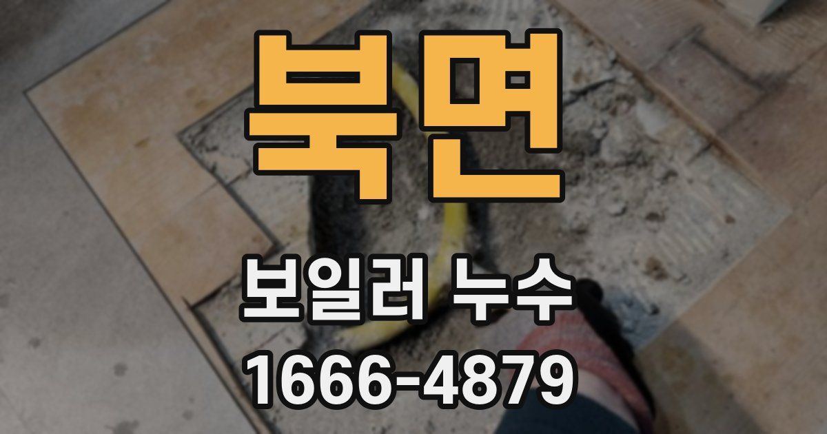 북면 보일러 누수