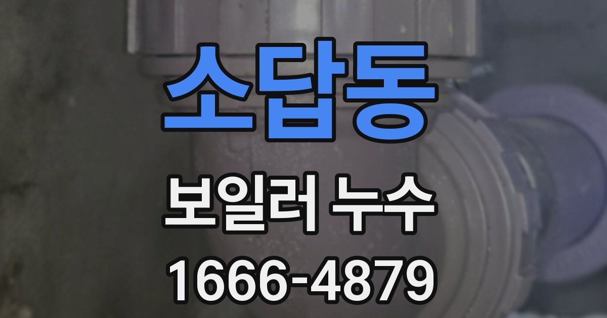 소답동 보일러 누수