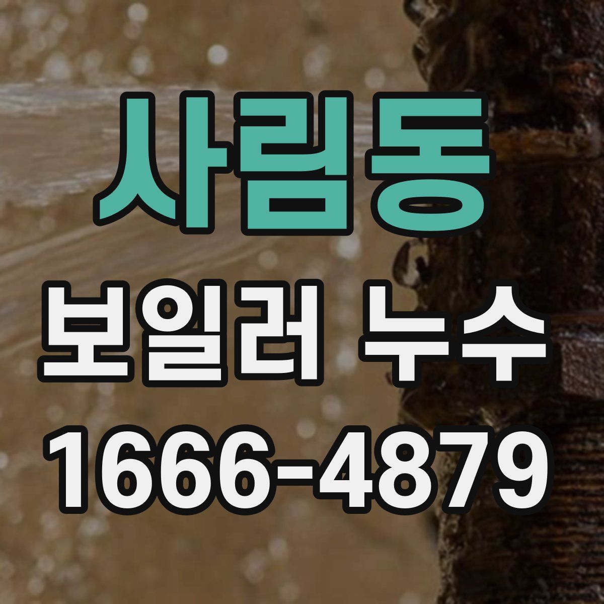 사림동 보일러 누수
