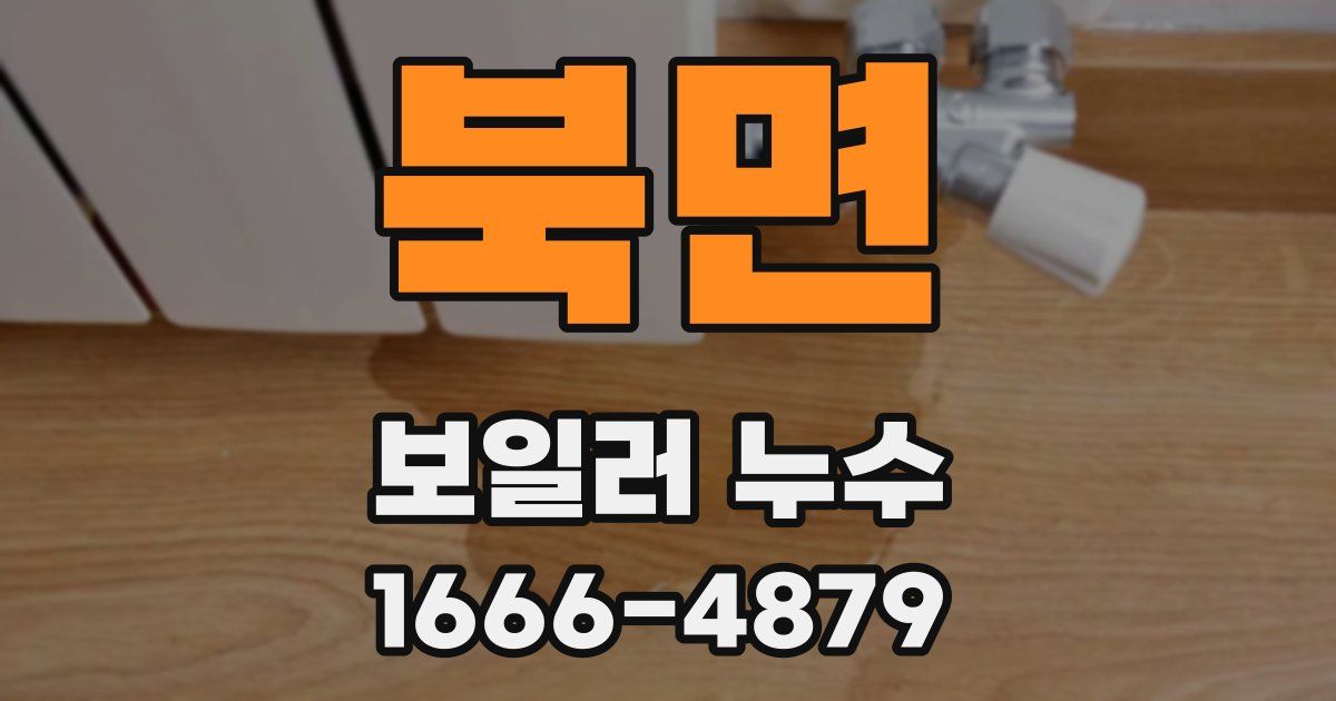 북면 보일러 누수