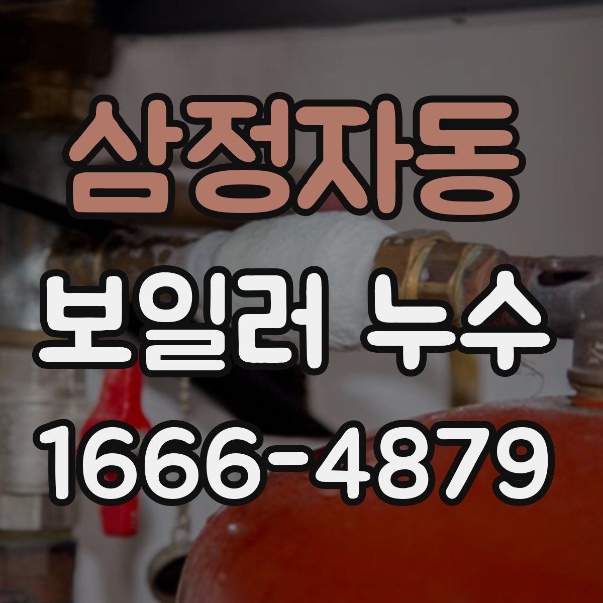 삼정자동 보일러 누수