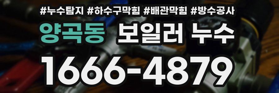 양곡동 보일러 누수