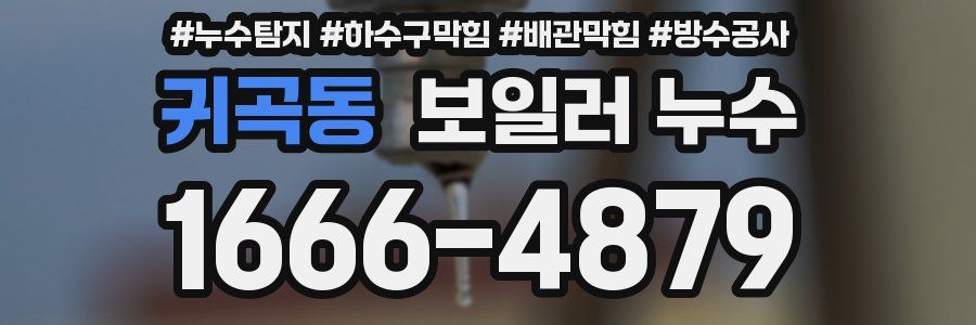 귀곡동 보일러 누수